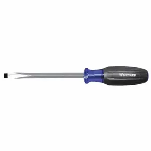 WESTWARD 401M44 General Purpose Slotted Screwdriver, 5/16 Inch Tip Size, 10 3/4 Inch Overall Length | CU9ZZR