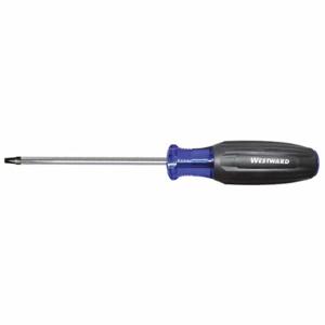 WESTWARD 401M47 General Purpose Square Screwdriver, #1 Tip Size, 7 3/4 Inch Overall Length | CV2AMM