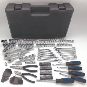 WESTWARD 40JD43 Master Tool Set SAE and Metric 148-Piece | AH9LJY