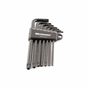 WESTWARD 40WY90 Tamper Resistant Torx Key Set Pieces 7 | AH9QCR