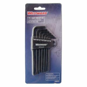 WESTWARD 40WZ25 Torx Key Set Pieces 7 T2 | AH9QDN