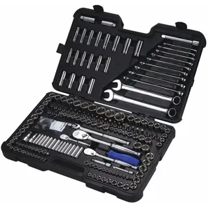 WESTWARD 440A57 Master Tool Set, SAE, Metric, Number of Pieces 204 | CD3VLC