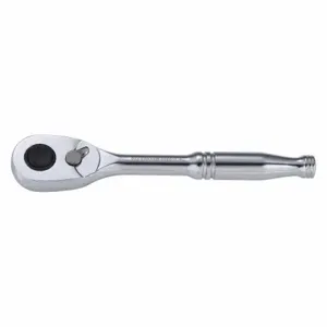 WESTWARD 440G11 Hand Ratchet, Alloy Steel, Pear Head, 1/4 Drive Size, 84 Teeth | AX3LZJ