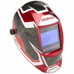 WESTWARD 44R235 Auto Dark Welding Helmet Blue | AD4YNM