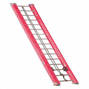 WESTWARD 44YY21 Fiberglass Extension Ladder, 32 Ft. Length, 300 Lbs. Load Capacity | CH6JXA