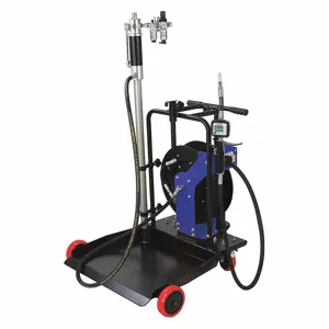 WESTWARD 45CT52 Oil Pump And Hose Reel Kit, Air Operated | CJ2YKN