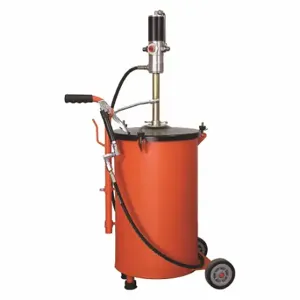 WESTWARD 45CT59 Portable Air Operated Grease Pump, Steel Bucket | CU9WJN