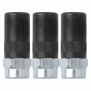 WESTWARD 45FG41 Grease Coupler 3-Jaw, 1/2 Inch, Use With Grease Guns, 3 PK | CU9XVH