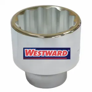 WESTWARD 45J256 Socket 1 Inch Drive 77mm 12 Point Standard | AD6HFD