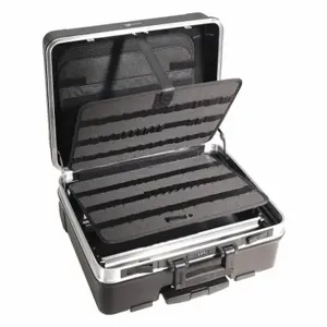 WESTWARD 45KK81 Tool Case, Black ABS, 10 Inch Height, 20-9/32 Inch W, 17-5/16 Inch Depth | CD2FED