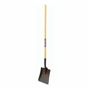 WESTWARD 46MP81 Square Point Shovel, Steel, Yellow | CD2YTF