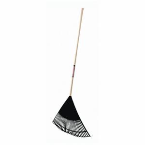 WESTWARD 46MP82 Lawn Rake, Polypropylene, 10 3/4 Inch Length of Tines, 24 Inch Overall Wd of Tines | CU9ZPJ