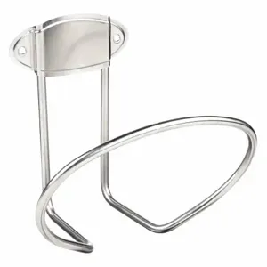 WESTWARD 48PG05 Garden Hose Hanger, 175 ft, Stainless Steel, Silver, 7 Inch Length x 11 Inch Width | CU9XQF