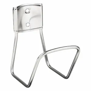 WESTWARD 48PG06 Garden Hose Hanger, 125 ft, Stainless Steel, Silver | CU9XQE