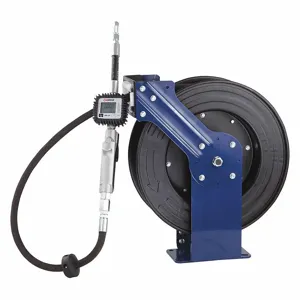 WESTWARD 48UJ76 Oil Hose Reel, Retractable Spring Loaded, 21.26 Inch Overall Length, Blue | CJ2YKF