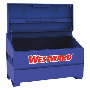 WESTWARD 499N11 Baustellenbox mit Schrägdeckel, 60 Zoll Breite, 30 Zoll Tiefe, 40 Zoll Höhe | CU9YAA
