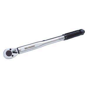 WESTWARD 4DA95 Micrometer Torque Wrench, Foot-Pound/Newton-Meter, 3/8 Inch Drive Size | CU9ZVW