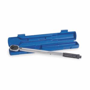 WESTWARD 4DA96 Micrometer Torque Wrench, Foot-Pound/Newton-Meter, 1/2 Inch Drive Size | CU9ZVV