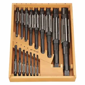 WESTWARD 4LGU5 Adjustable Hand Reamer Set High Speed Steel 16 Pieces | AD8PGG