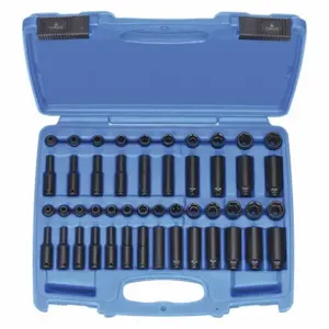 WESTWARD 4PRE3 Impact Socket Set 1/4 Drive 48 Pc | AD9DMH