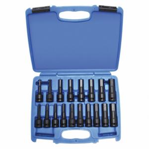 WESTWARD 4PRH3 Impact Bit Socket Set 1/2 Drive 6 Point | AD9DNH