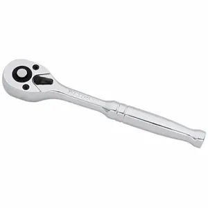 WESTWARD 4YP73 Hand Ratchet, Pear, Reversing, 5 1/2 Inch Overall Length, Chrome, 5 Deg Min Arc Swing | CU9ZWE