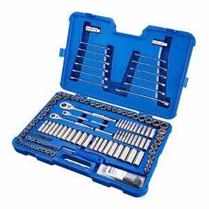 WESTWARD 4YP77 Socket Wrench Set, 5/32 Inch To 1 Inch Socket Range | CH6KDN