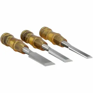 WESTWARD 4YR15 Wood Chisel Set 3 Pc | AE2NQE