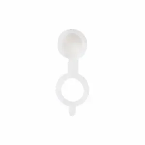 WESTWARD 52NZ19 Grease Fitting Cap, Plastic, White, 55/64 Inch Overall Length, Small, 10 PK | CU9XTM