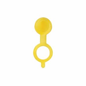 WESTWARD 52NZ20 Grease Fitting Cap, Plastic, Yellow, 55/64 Inch Overall Length, Small, 10 PK | CU9XTP