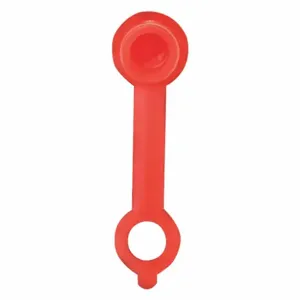 WESTWARD 52NZ45 Grease Fitting Cap, Plastic, Red, 1 21/32 Inch Overall Length, Long, 10 PK | CU9XTJ