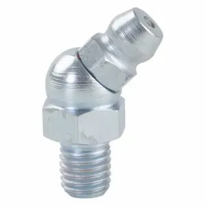 WESTWARD 52NZ62 Grease Fitting, 1/4 28 Fitting Thread Size, 45 Deg Fitting Head Angle, SAE-LT, Steel | CU9XTY