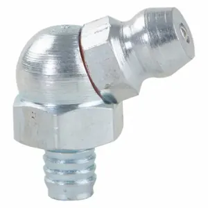 WESTWARD 52NZ65 Grease Fitting, 3/16 Inch Fitting Thread Size, 65 Deg Fitting Head Angle, Steel, 10 PK | CU9XUR