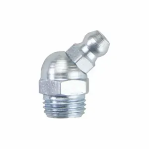 WESTWARD 52NZ70 Grease Fitting, M10-1 mm Fitting Thread Size, 45 Deg Fitting Head Angle, Metric, 10 PK | CU9XUW