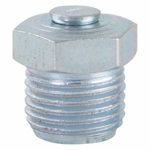 WESTWARD 52NZ76 Grease Fitting, 1/8 27 Fitting Thread Size, PTF, Steel, 1/2 Inch Overall Length | CU9XUQ