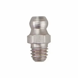 WESTWARD 52NZ82 Grease Fitting, M6-1 mm Fitting Thread Size, Metric, Stainless Steel, 10 PK | CU9XUZ