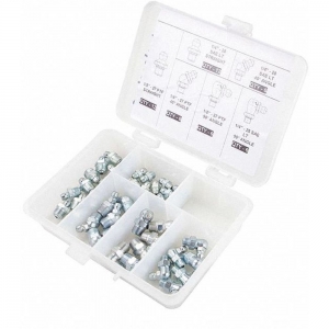 WESTWARD 52NZ89 Grease Fitting Kit, No. of Pieces 48 | CD3KKF