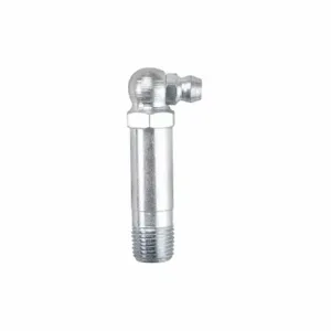 WESTWARD 52NZ96 Grease Fitting, 1/8 27 Fitting Thread Size, 90 Deg Fitting Head Angle, PTF, Steel | CU9XUP