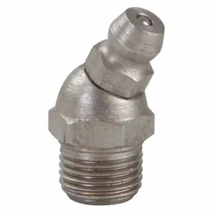 WESTWARD 52PA20 Grease Fitting, 1/8 27 Fitting Thread Size, 30 Deg Fitting Head Angle, PTF, 10 PK | CU9XUH