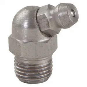 WESTWARD 52PA21 Grease Fitting, 1/8 27 Fitting Thread Size, 65 Deg Fitting Head Angle, PTF, 10 PK | CU9XUL