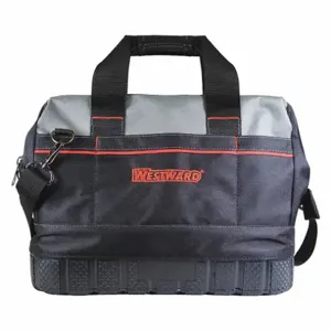 WESTWARD 53JW37 Tool Bag, Polyester, 16 Pockets, 17 Inch Overall Width, 8 Inch Overall Dp | CV2AUZ