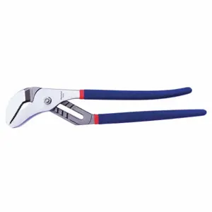 WESTWARD 53JX06 Tongue and Groove Plier, Curved Jaw, Groove Joint, Dipped Handle | AX3MGG