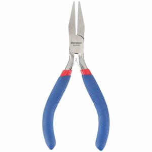 WESTWARD 53JX09 Flat Nose Plier, 1 1/4 Inch Max Jaw Opening, 5 Inch Overall Length, 1 Inch Jaw Length | CU9XQW