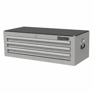 WESTWARD 53RH51 Intermediate Chest, None Silver, 42 3/4 Inch W x 18 1/2 Inch D x 14 1/4 Inch H, Silver | CV2ATG