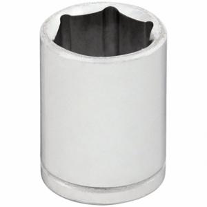 WESTWARD 53YP94 Socket, 1/4 Inch Drive Size, 11 mm Socket Size, 6-Point Chrome | CU9WQW