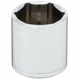 WESTWARD 53YR76 Socket, 3/8 Inch Drive Size, 15/16 Inch Socket Size, 6-Point Chrome | CU9WVY