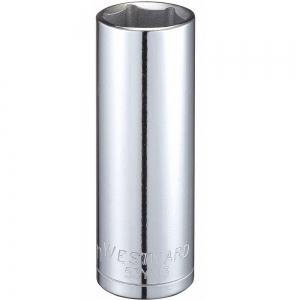 WESTWARD 53YV13 22 mm Alloy Steel Socket with 1/2 Inch Drive Size and Full Polished Finish | CD2MFN