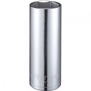 WESTWARD 53YV15 24 mm Alloy Steel Socket with 1/2 Inch Drive Size and Full Polished Finish | CD2MFP