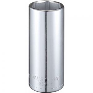 WESTWARD 53YV18 27 mm Alloy Steel Socket with 1/2 Inch Drive Size and Full Polished Finish | CD2MFR