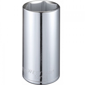 WESTWARD 53YV22 32 mm Alloy Steel Socket with 1/2 Inch Drive Size and Full Polished Finish | CD2MFU